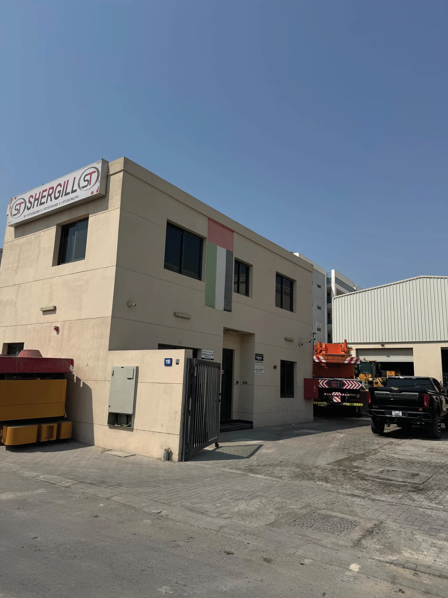 Shergill Transport head office building in Jebel Ali Industrial Area 1, Dubai
