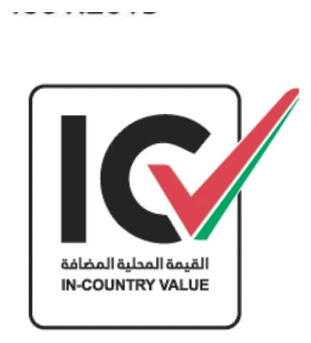 In-Country Value (ICV) certification logo