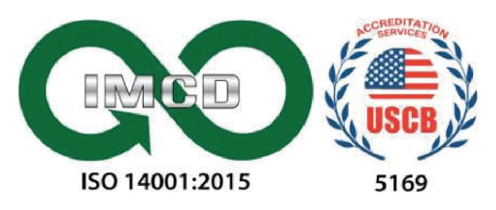 ISO 14001:2015 certification logo